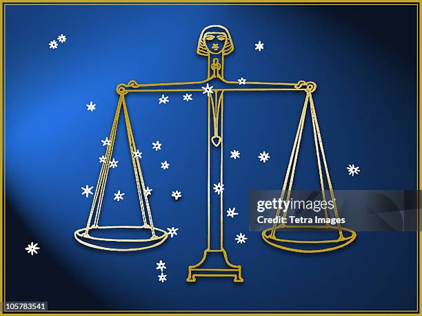 libra astrological sign - balance photos et images de collection