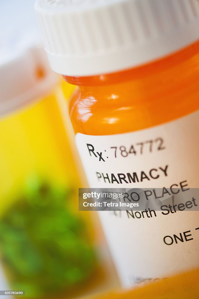 Bottle of prescription medication