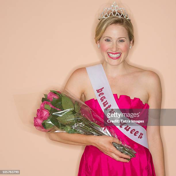 beauty queen - sash stock pictures, royalty-free photos & images
