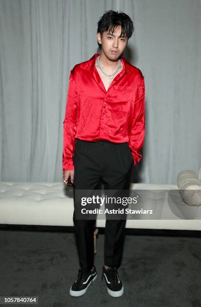 Kris Wu attends the CFDA / Vogue Fashion Fund 15th Anniversary Event at Brooklyn Navy Yard on November 5, 2018 in Brooklyn, New York.