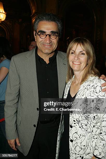 Eugene Levy and Deborah Divine during 2005 Toronto Film Festival - Buena Vista Pictures' "Shopgirl" Dinner at The Elgin Theater in Toronto, ONT,...