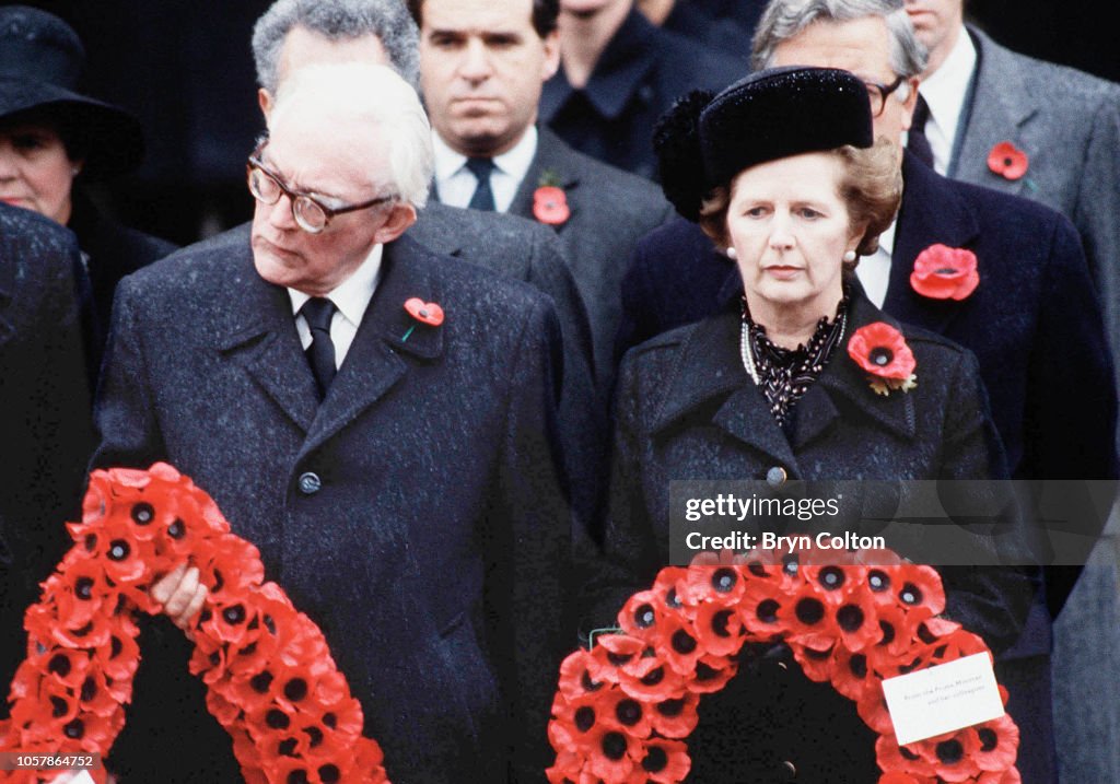 Margaret Thatcher And Michael Foot