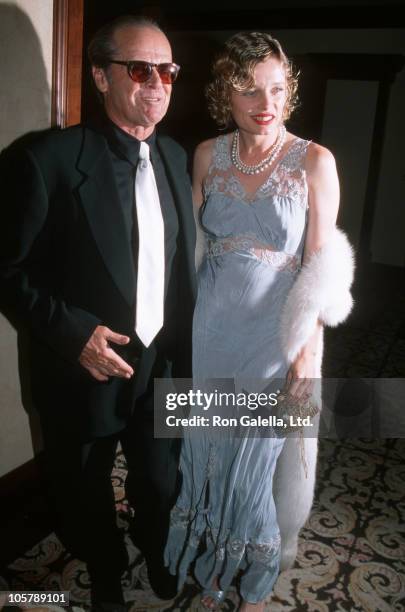 Jack Nicholson and Rebecca Broussard during National Conference of Christians and Jews - April 23, 1997 at Century Plaza Hotel in Century City,...