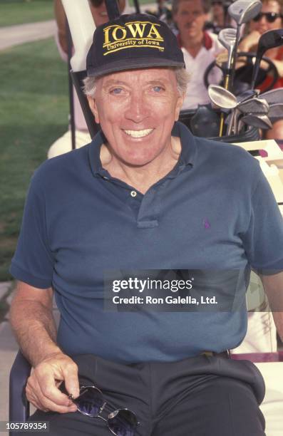 Singer Andy Williams attends Fourth Annual Frank Sinatra Invitational Golf Tournament on February 29, 1992 in Palm Springs, California.