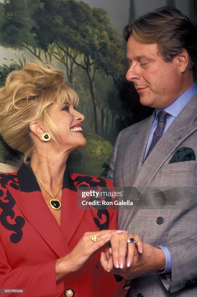 Ivana Trump and Riccardo Mazzucchelli during Exclusive Photo Shoot