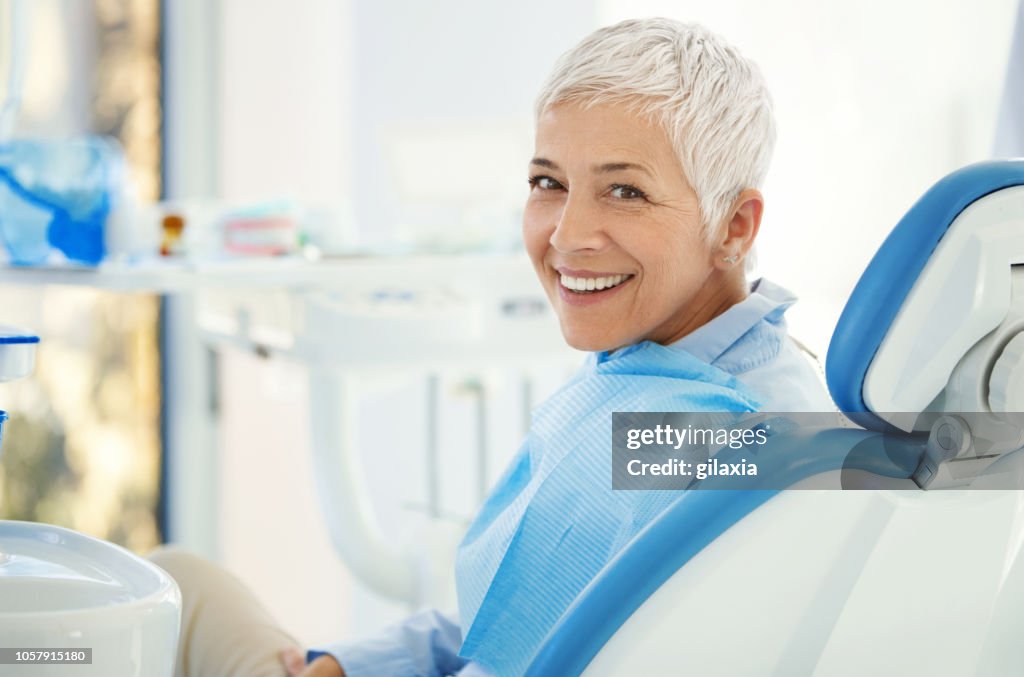 Successful dentist appointment.