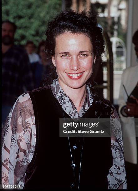 Andie MacDowell during 2nd Annual Premiere Magazine's Women in Hollywood Awards at Four Seasons Hotel in Beverly Hills, California, United States.