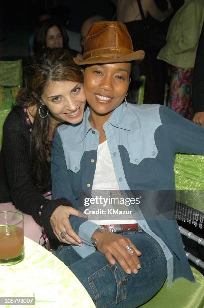 Sonja Sohn and Callie Thorne during "Sex and the City" Sixth Season Premiere - After Party at American Museum of Natural History in New York City,...