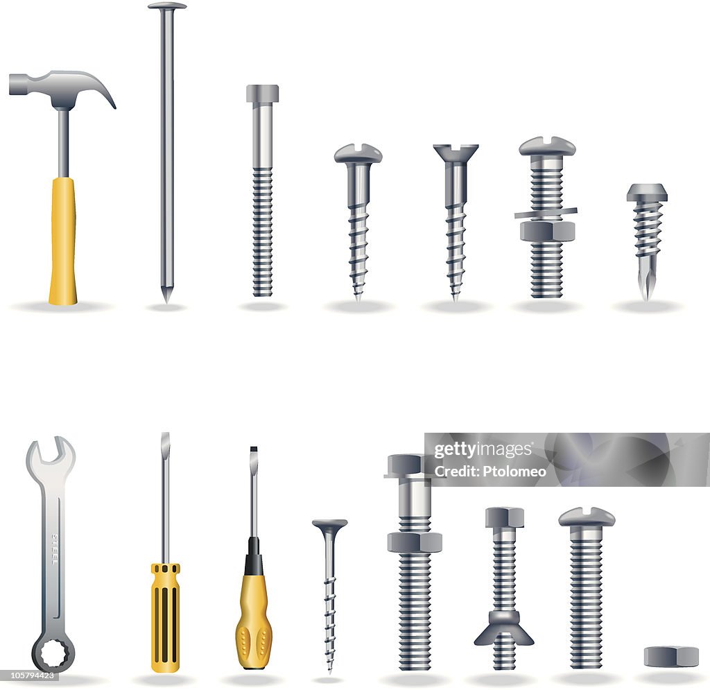 Screws and bolts