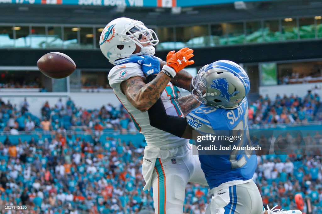 Detroit Lions v Miami Dolphins