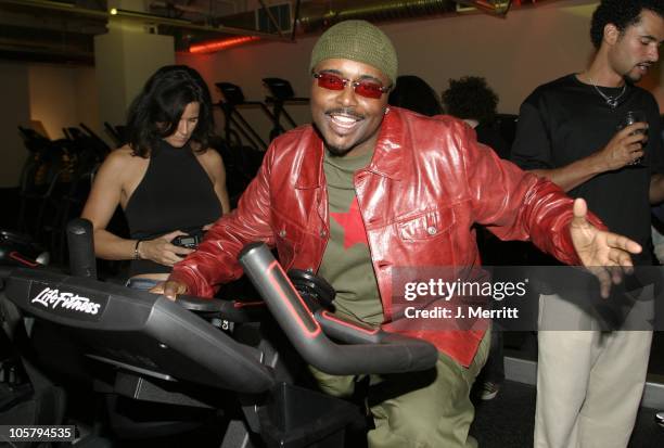 Alex Thomas during Opening of the Los Angeles Equinox Fitness Club at Equinox Fitness Club in Hollywood, California, United States.