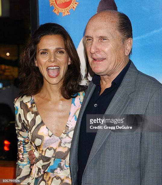 Luciana Pedraza & Robert Duvall during "Secondhand Lions" Premiere at Mann National Theatre in Westwood, California, United States.