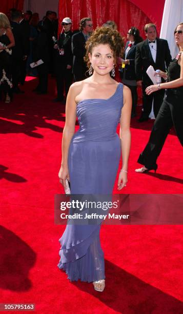 Reiko Aylesworth during The 55th Annual Primetime Emmy Awards - Arrivals at The Shrine Theater in Los Angeles, California, United States.