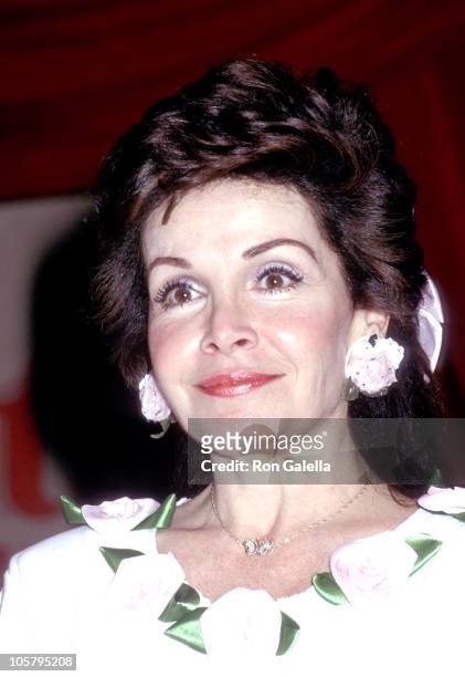 Annette Funicello during Frankie Avalon & Annette Funicello Concert Tour at Calico Square, Knott's Berry Farm in Buena Park, California, United...