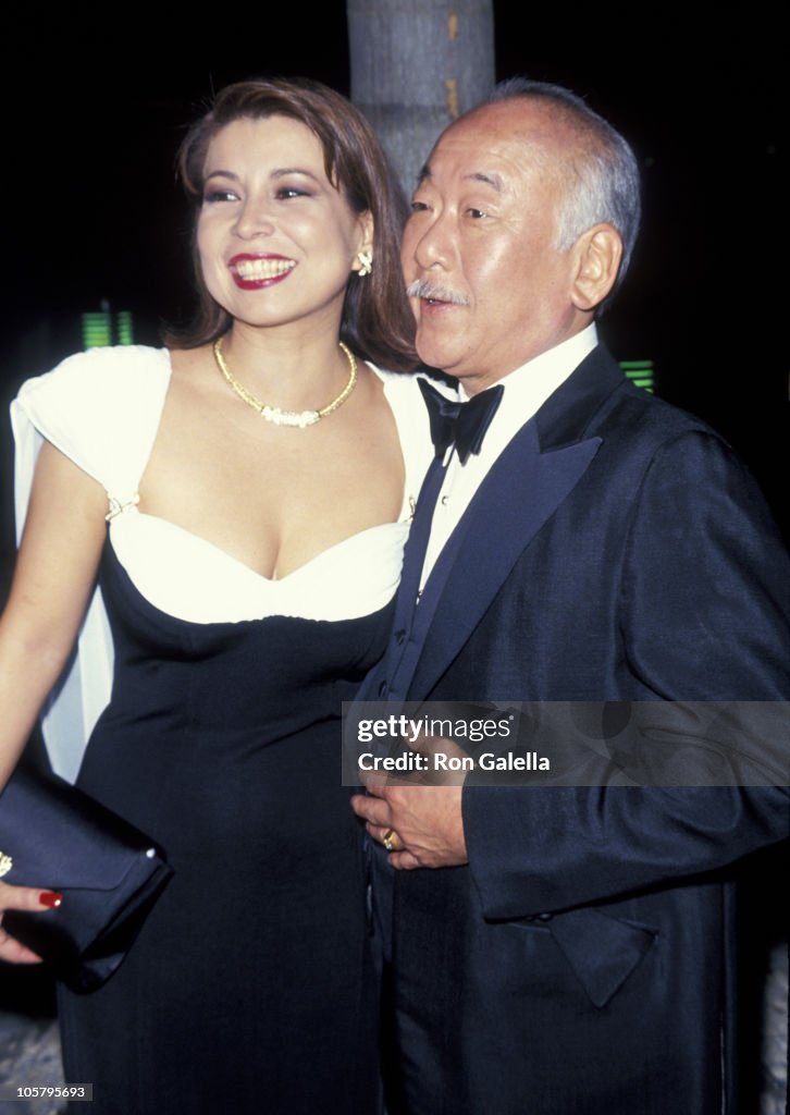 Evelyn Morita and Pat Morita during Summit of Americas Political