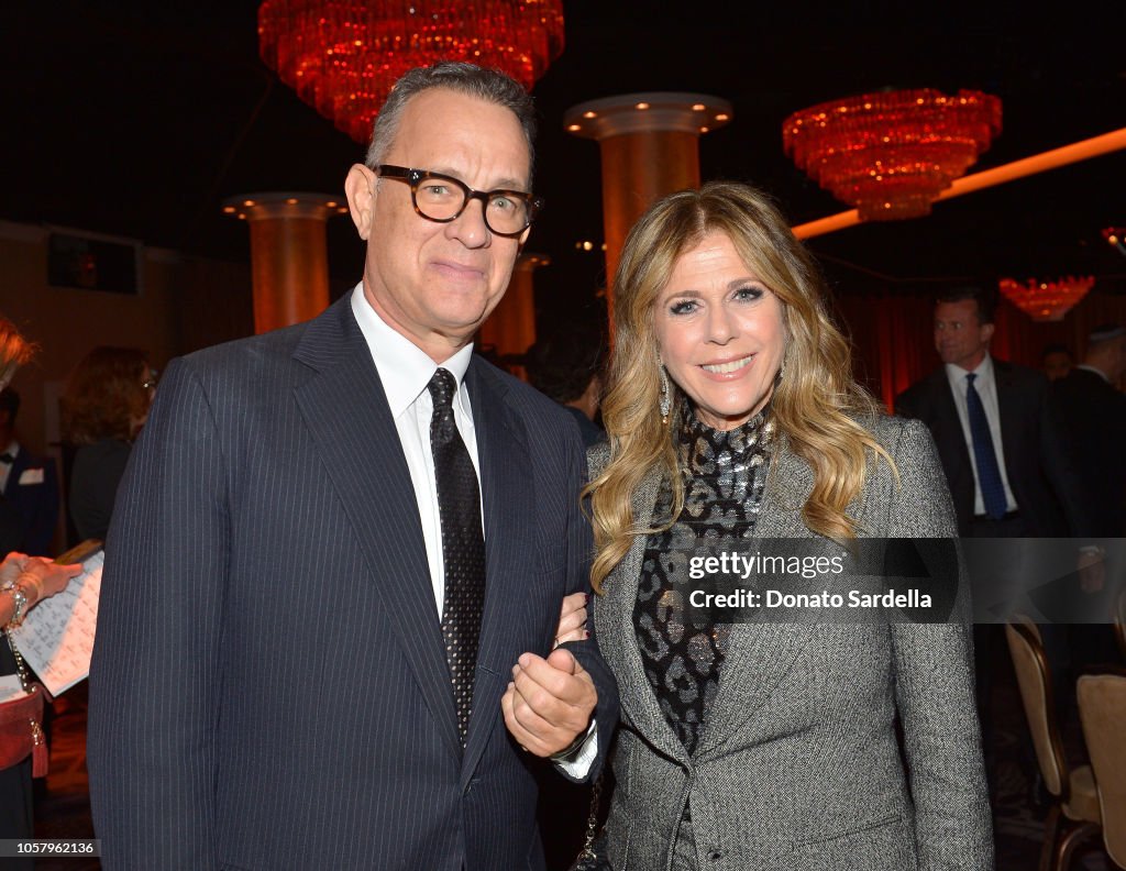 Ambassadors For Humanity Gala Benefiting USC Shoah Foundation Honoring Rita Wilson And Tom Hanks