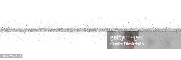 silver seamless glitter line for use as a design element - silver metal stock illustrations