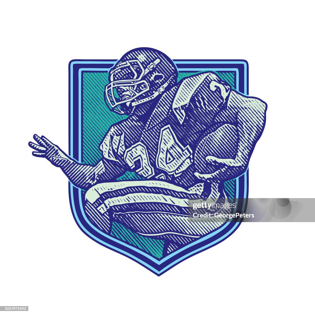 American Football Running Back