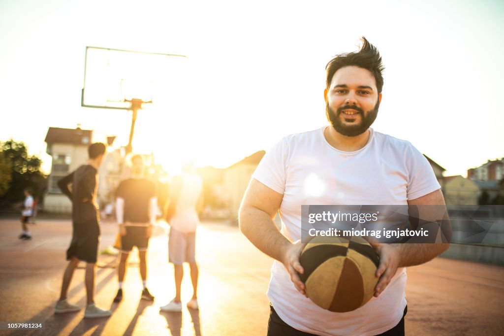 Overweight Play-maker Being Captain Of Today's Basketball Team