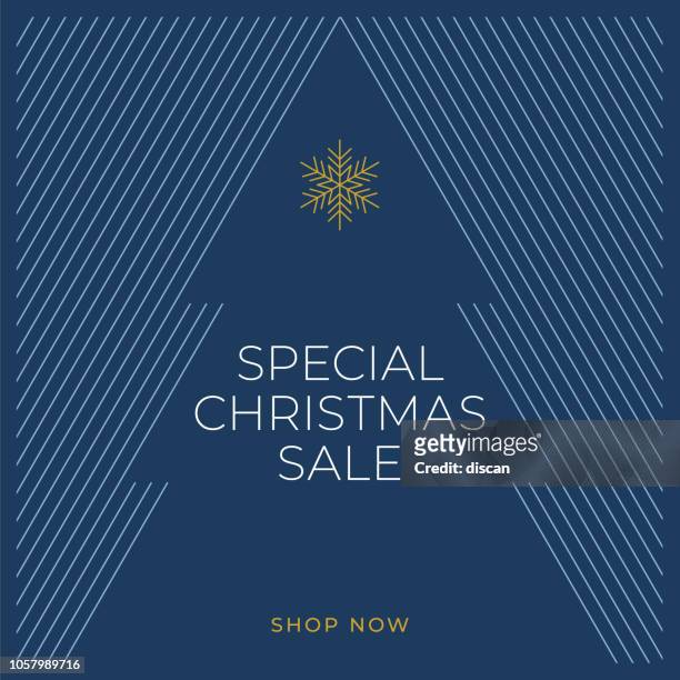 christmas sale design for advertising, banners, leaflets and flyers - email template stock illustrations
