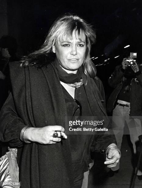 Anita Pallenberg during Anita Pallenberg at Berkshire Hotel in New York City - November 13, 1981 at Berkshire Hotel in New York City, New York,...