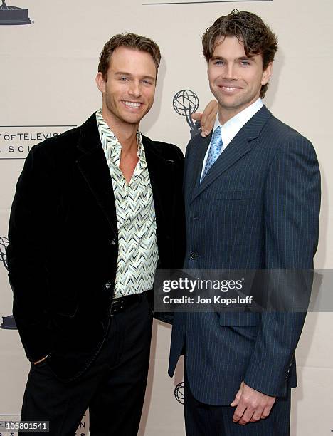 Eric Martsolf and Dylan Fergus during The 33rd Annual Daytime Creative Arts Emmy Awards in Los Angeles - Arrivals at The Grand Ballroom at Hollywood...