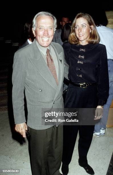 Andy Williams & wife during Arthur Ashe Memorial Service Tribute in Palm Springs, California, United States.