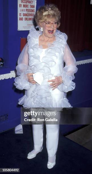 Dorothy Loudon during A Tribute to Kander & Ebb at The Supper Club in New York City, New York, United States.