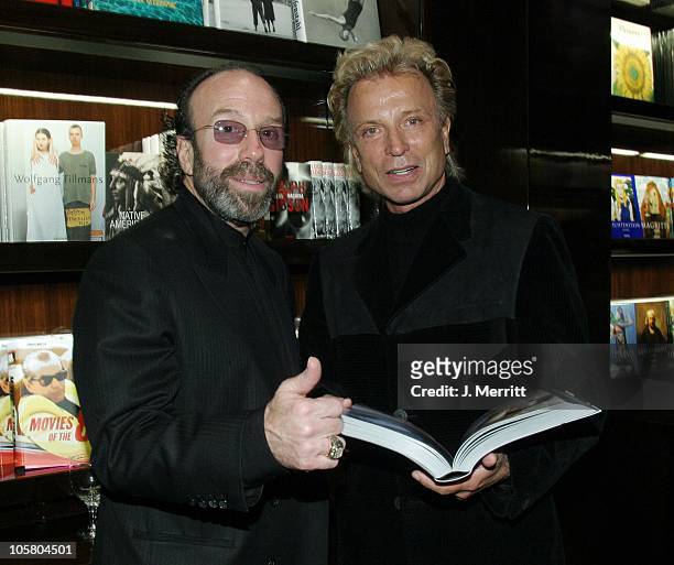 Entertainment manager Bernie Yuman and Siegfried Fischbacher during Taschen Books Takes Los Angeles at Tascchen Book Store in Beverly Hills,...