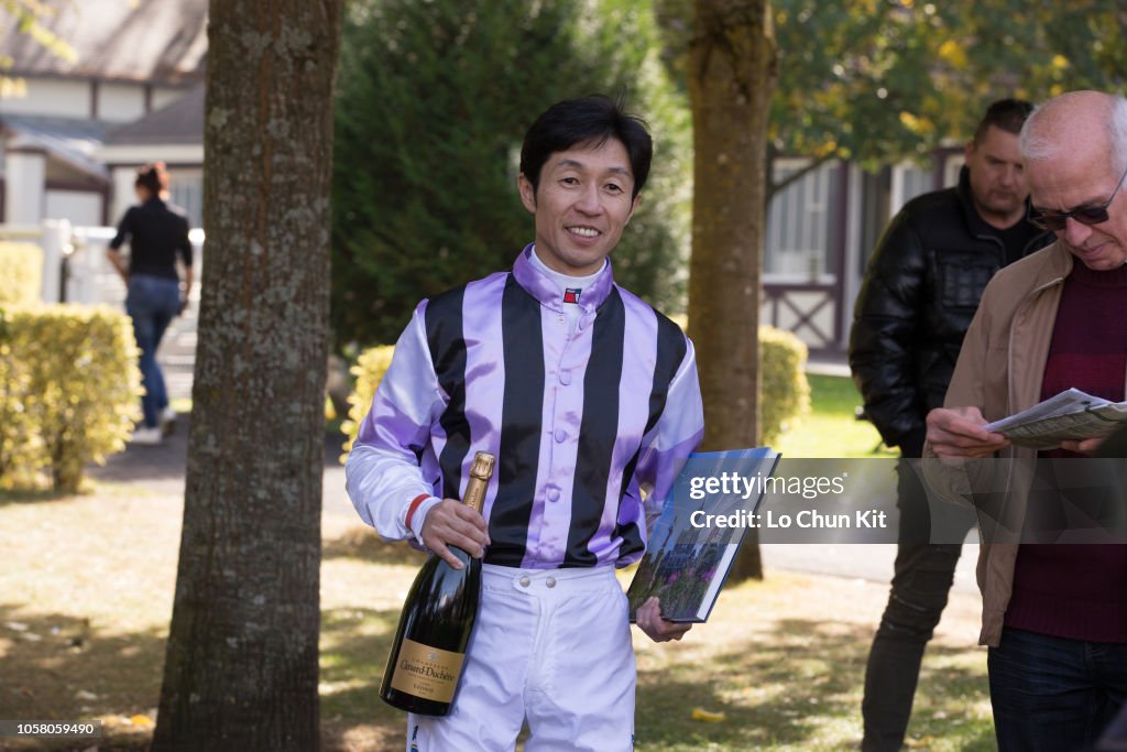 Japanese jockey Yutaka Take at Compiegne Racecourse