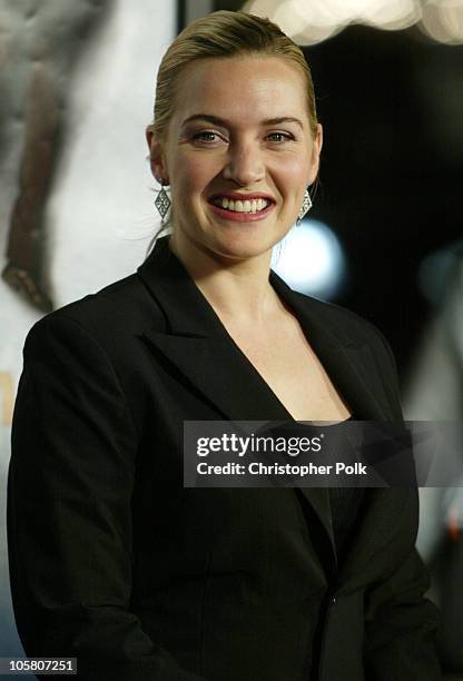 Kate Winslet during "Eternal Sunshine of the Spotless Mind" World Premiere at The Samuel GoldwynTheater in Beverly Hills, California, United States.