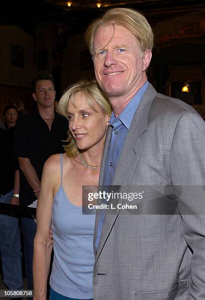 Ed Begley Jr. And wife Rachelle Carson during "Mamma Mia!" Los Angeles Premiere - Red Carpet at Pantages Theatre in Hollywood, California, United...