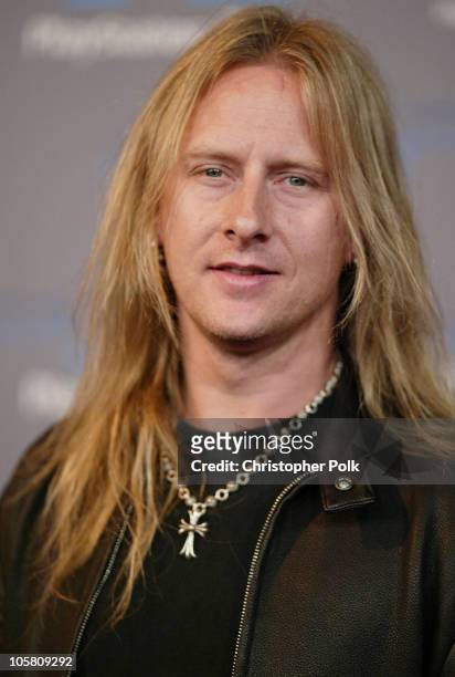 Jerry Cantrell during PlayStation 2 Offers A Passage Into "The Underworld" - Arrivals at Belasco Theater in Los Angeles, California, United States.