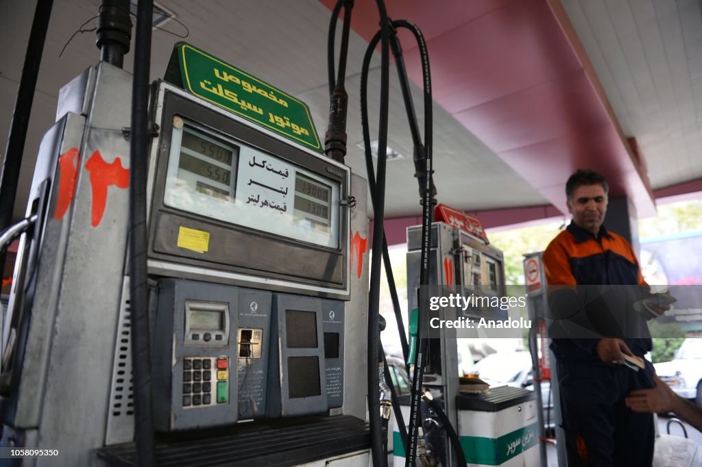 U.S. reintroduction of oil sanctions on Iran