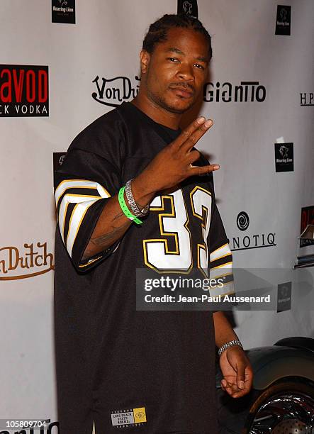 Xzibit during Von Dutch Designer Christian Audigier's Birthday Celebration at Private residence in Hollywood, California, United States.