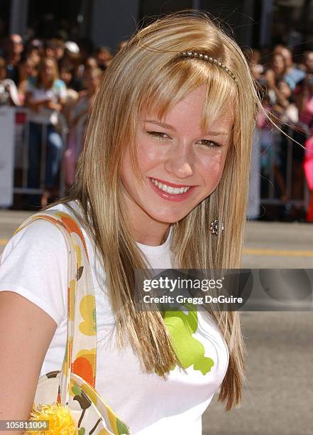 Brie Larson during "A Cinderella Story" World Premiere - Arrivals at Grauman's Chinese Theatre in Hollywood, California, United States.