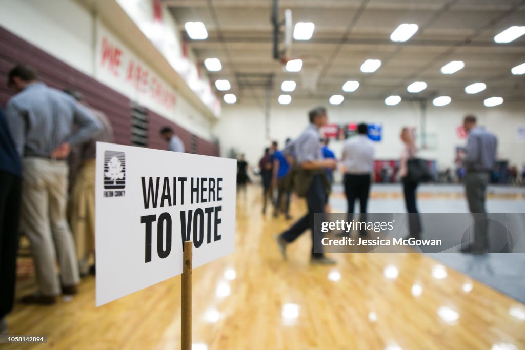 Voters Across The Country Head To The Polls For The Midterm Elections