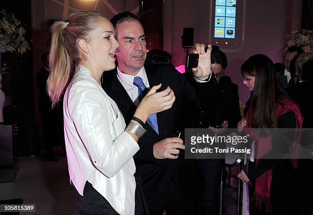 Actress Esther Seibt attends the 'Launch of the new Windows Phone by Deutsche Telekom' at Hotel de Rome on October 20, 2010 in Berlin, Germany.