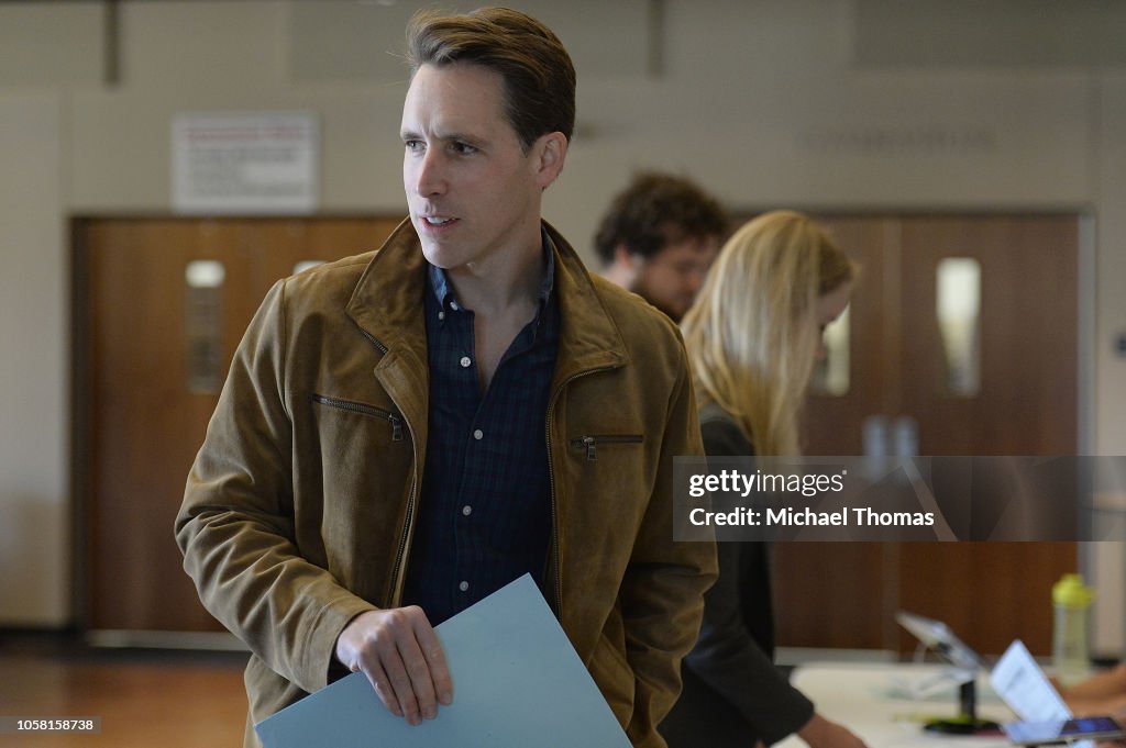 Missouri GOP Senate Candidate Josh Hawley Casts His Vote On Election Day