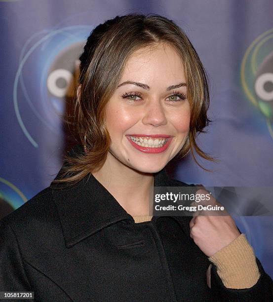 Alexis Dziena of "Invasion" during 2006 ABC Network All-Star Party - Arrivals and Inside at The Wind Tunnel in Pasadena, California, United States.