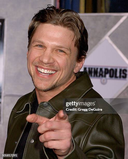 Marc Blucas during Touchstone Pictures' "Annapolis" World Premiere - Arrivals at El Capitan Theatre in Hollywood, California, United States.