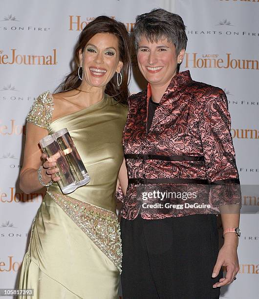 Teri Hatcher and Diane Salvatore, Editor-in-Chief of Ladies' Home Journal