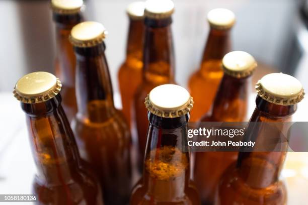 beer bottles - bottle beer foto e immagini stock