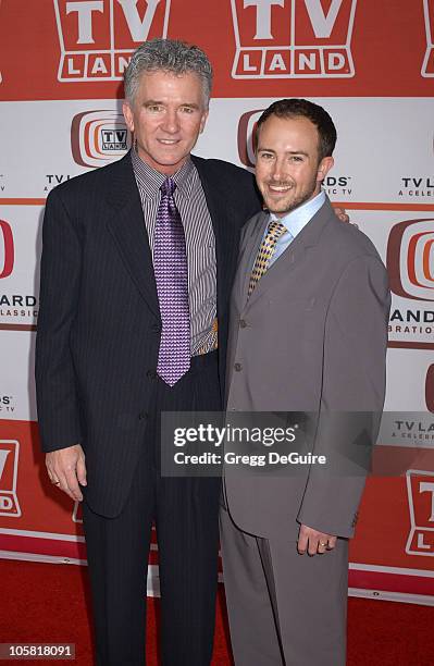 Patrick Duffy and Son during 4th Annual TV Land Awards - Arrivals at Barker Hangar in Santa Monica, California, United States.