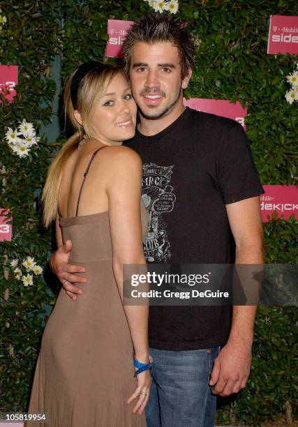 Lauren Conrad and Jason Wahler during Debut Party for the T-Mobile Sidekick 3 - Arrivals at Hollywood Palladium in Hollywood, California, United...