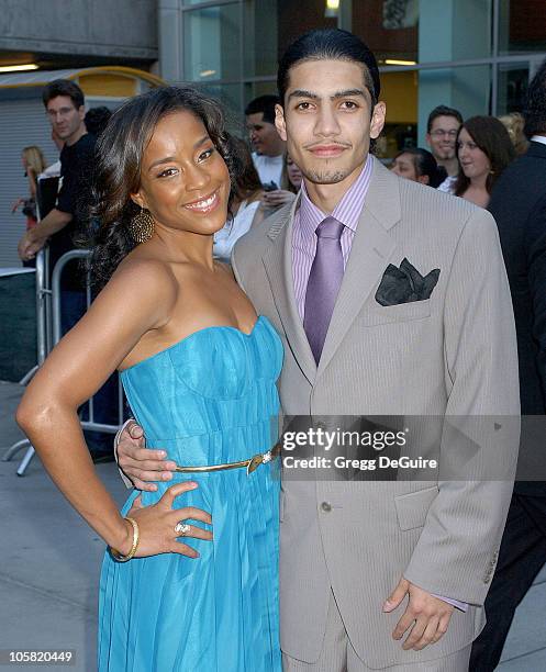 Rick Gonzalez and Sherionne during "Pulse" Los Angeles Premiere - Arrivals at ArcLight Cinemas in Hollywood, California, United States.