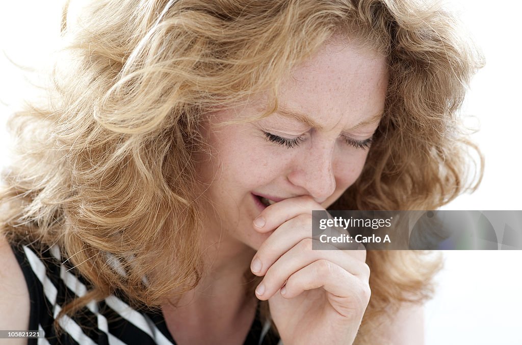 Crying woman