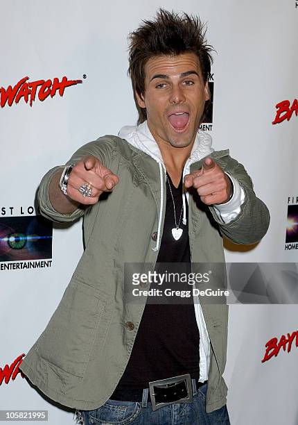 Jeremy Jackson during Pamela Anderson Hosts DVD Release Of "Baywatch" Seasons One And Two - Arrivals at Casa Del Mar in Santa Monica, California,...