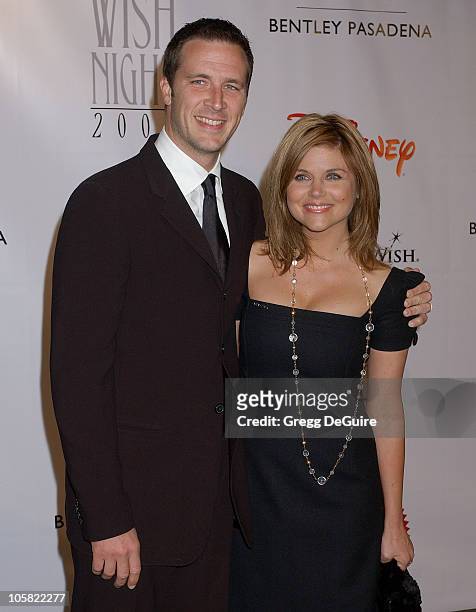 Tiffani Thiessen and husband during Wish Night 2006 Awards Gala - Arrivals at Beverly Hills Hotel in Beverly Hills, California, United States.