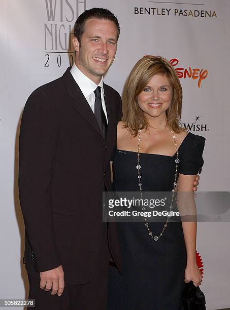Tiffani Thiessen and husband during Wish Night 2006 Awards Gala - Arrivals at Beverly Hills Hotel in Beverly Hills, California, United States.